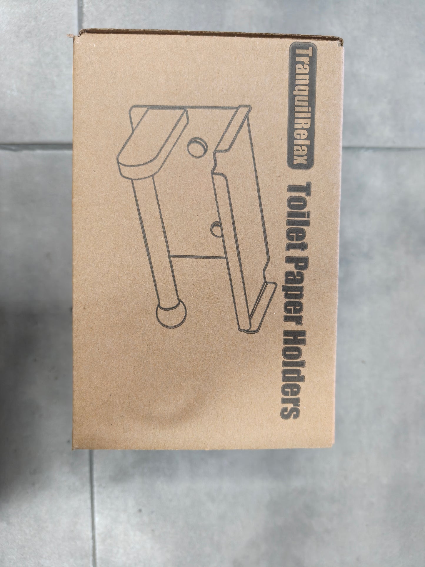 Matte Black Toilet Paper Holder with Shelf