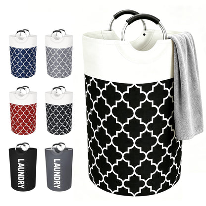 Collapsible Laundry Basket with Soft Handles